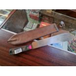 Military Martindale Machete dated 1952 & Sheath dated 1944