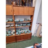 Mid Century Wall unit with sliding cupboard doors