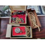 Collection of assorted Costume jewellery inc. Necklaces, Brooch etc