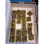 Collection of Hand Painted Plastic & Metal 25mm American Civil War Federal Artillery Soldiers