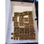 Collection of Hand Painted Plastic 25mm American Civil War Federal Artillery Soldiers