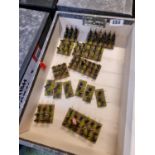 Collection of Hand Painted Plastic 25mm American Civil War Federal Soldiers
