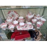 Extensive Royal Albert Lady Carlyle pattern Tea Set to include Teapots, Sandwich plates etc