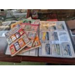 Album of assorted Players and other Cigarette Cards and 4 Sets of Retail Stamp Packs