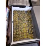 Collection of Hand Painted Plastic 25mm WW1 British Soldiers