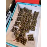 Collection of Hand Painted Plastic 25mm Seven Year War Russian Soldiers