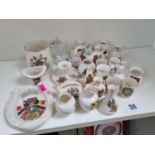 Collection of assorted Crested China inc. W H Goss, Carlton China etc