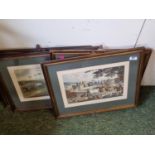 Collection of 4 Steeplechase and other Equine prints