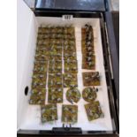 Collection of Hand Painted Plastic & Metal 25mm WW1 French Soldiers