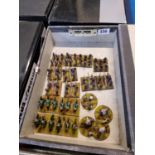 Collection of Hand Painted Plastic 25mm Turkish Soldiers