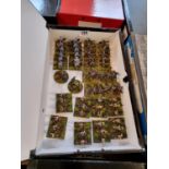 Collection of Hand Painted Plastic & Metal 25mm Prussian Soldiers