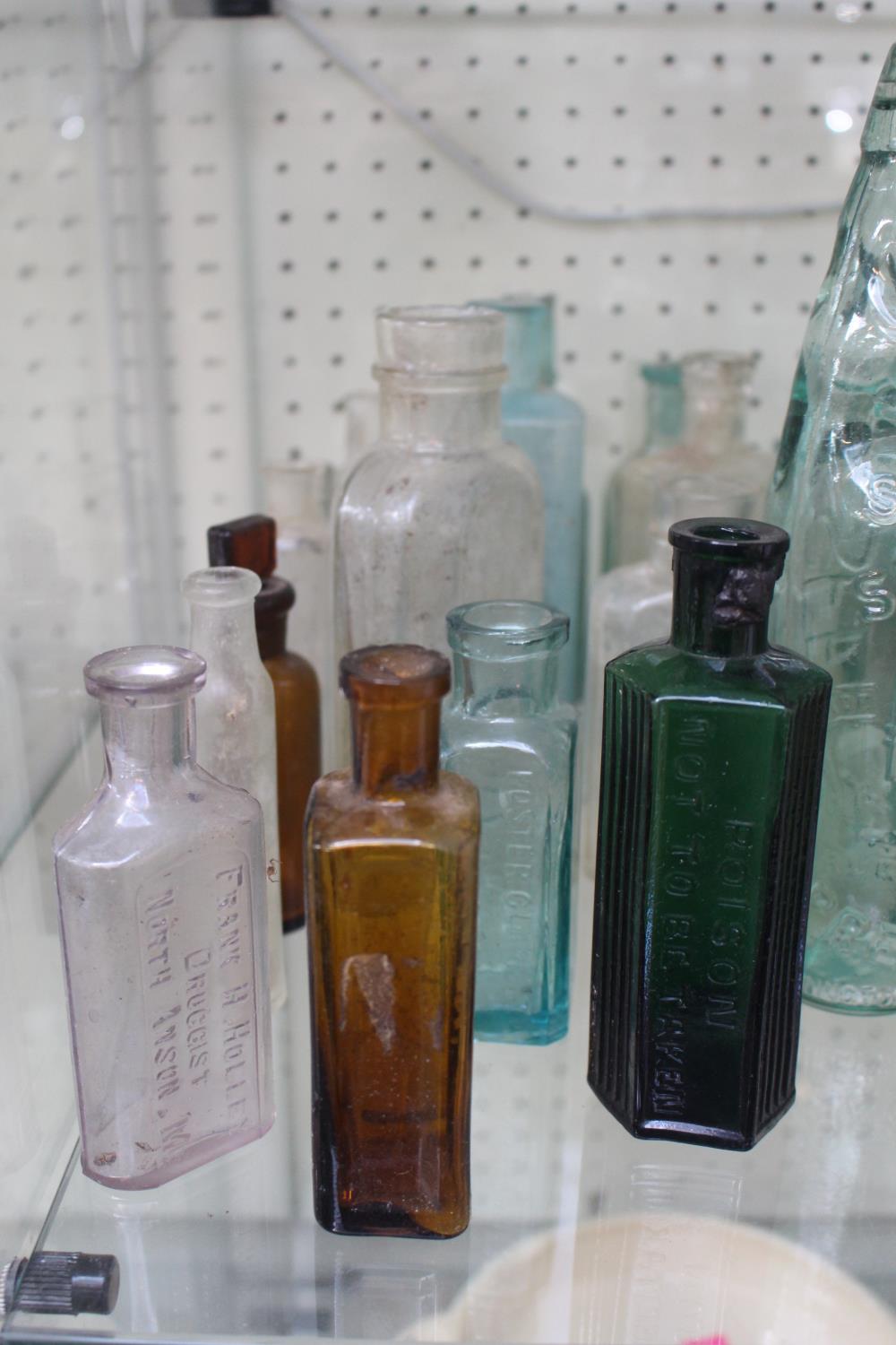 Collection of Antique Bottles to include Seeds of Preston Codd bottle, green glass Poison not to - Image 5 of 5