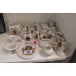 Collection of Crested China inc. Goss, Arcadian etc