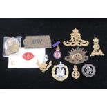Collection of assorted Cap and other Badges inc. Australian Commonwealth, Dorsetshire, The Loyal