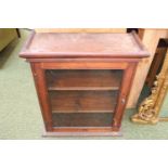 Antique Glass fronted spice type cabinet