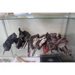 Collection of Assorted Fen and other Ice Skates inc. James Howarth of Sheffield, H Hagen & Co etc