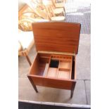 Upholstered Mid Century sewing box