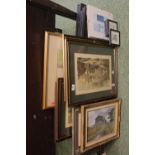 Collection of assorted Framed Watercolours, Pictures and prints