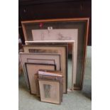 Collection of assorted 19thC and later framed engravings and prints