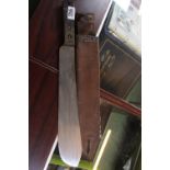 Military Martindale Machete in sheath