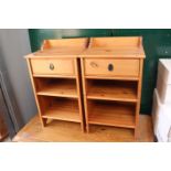 Pair of Pine Bedside cabinets