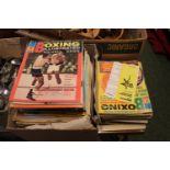 Collection of Vintage Boxing News, Times and Wrestling News