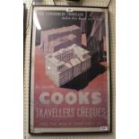 Cooks Tours Poster 'Travellers Cheques'