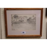 Vizcaya, Miami Florida Sketch dated 1916