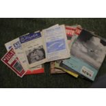 Collection of assorted Football programmes inc. Arsenal v Colchester United 1958, West Ham United