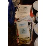 Collection of assorted Theatre Programmes