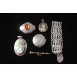 Collection of assorted Silver and other Jewellery and pill pots 60g total weight