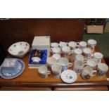 Collection of assorted Royal Commemorative ceramics inc. Royal Crown Derby