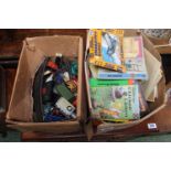 Collection of Dinky and other vehicles and a collection of Childrens books