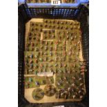 Collection of Hand Painted Plastic 25mm Greek and other warriors and soldiers