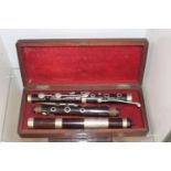 Cased Flute with metal fittings