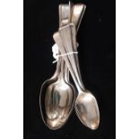 Collection of assorted 19thC Silver Spoons 550g total weight