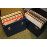 2 Cases of assorted Vinyl Records inc. Elton John, The Beatles, Donald Fagen etc