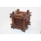 Interesting Tramp Art wooden money box