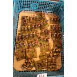 Collection of Hand Painted Plastic 25mm Saxon Soldiers