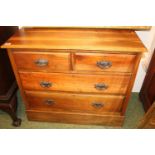 Edwardian chest of 2 over 2 drawers