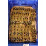 Collection of Hand Painted Plastic 25mm Cavalry and other soldiers