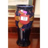 Large Moorcroft Pomegranate vase with impressed mark and signature to base 27cm in Height A/F