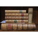 Collection of 5 Leatherbound Antiquarian books inc. Arabian Nights, Stories from the Greek Tragedy