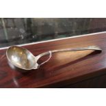 Large 19thC Silver Ladle London 1860 270g total weight