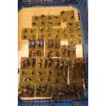 Collection of Hand Painted Plastic 25mm Byzantine Cavalry and soldiers