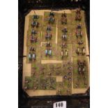 Collection of Hand Painted Plastic 25mm Egyptian warriors