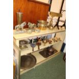 Large collection of assorted Brass and Copperware