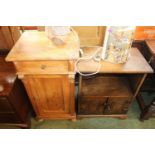 Pine Bedside cabinet and an Old Charm style bedside unit