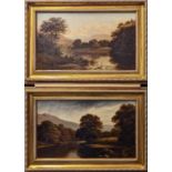 Thomas Spinks (1880 – 1907), pair of oil on canvases in gilt frames, fully restored, depicting a fly