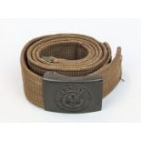 WW2 German Army Webbing belt and buckle dated 1942